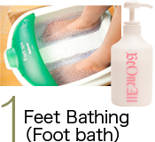 1．Feet Bathing (Foot bath)