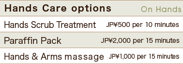 Hands Care options
