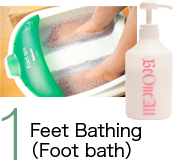 1．Feet Bathing (Foot bath)